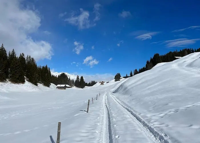 Beautiful Swiss With Breathtaking Views And A Sauna Chalet Riein